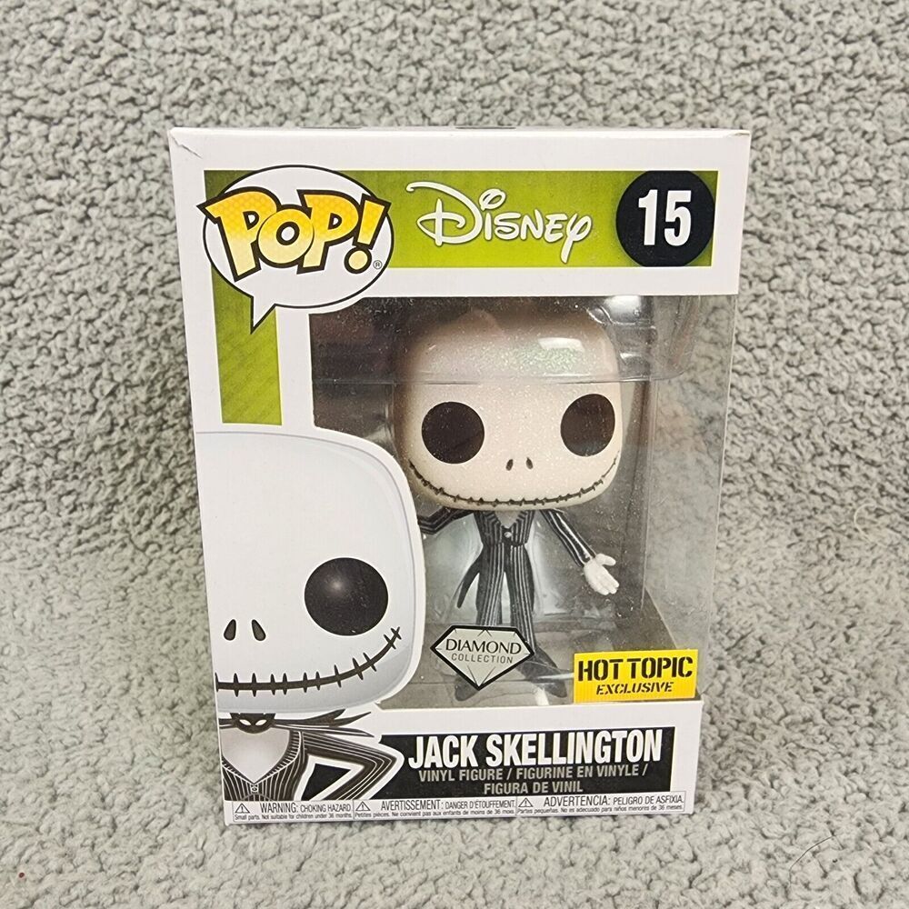 Funko Pop! Nightmare Before Christmas Jack Skellington Diamond Hot Topic #15